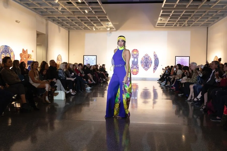 David Tupaz SS19 | Inspired by Shimmering Zen | Featuring Lucky Lady silk scarf