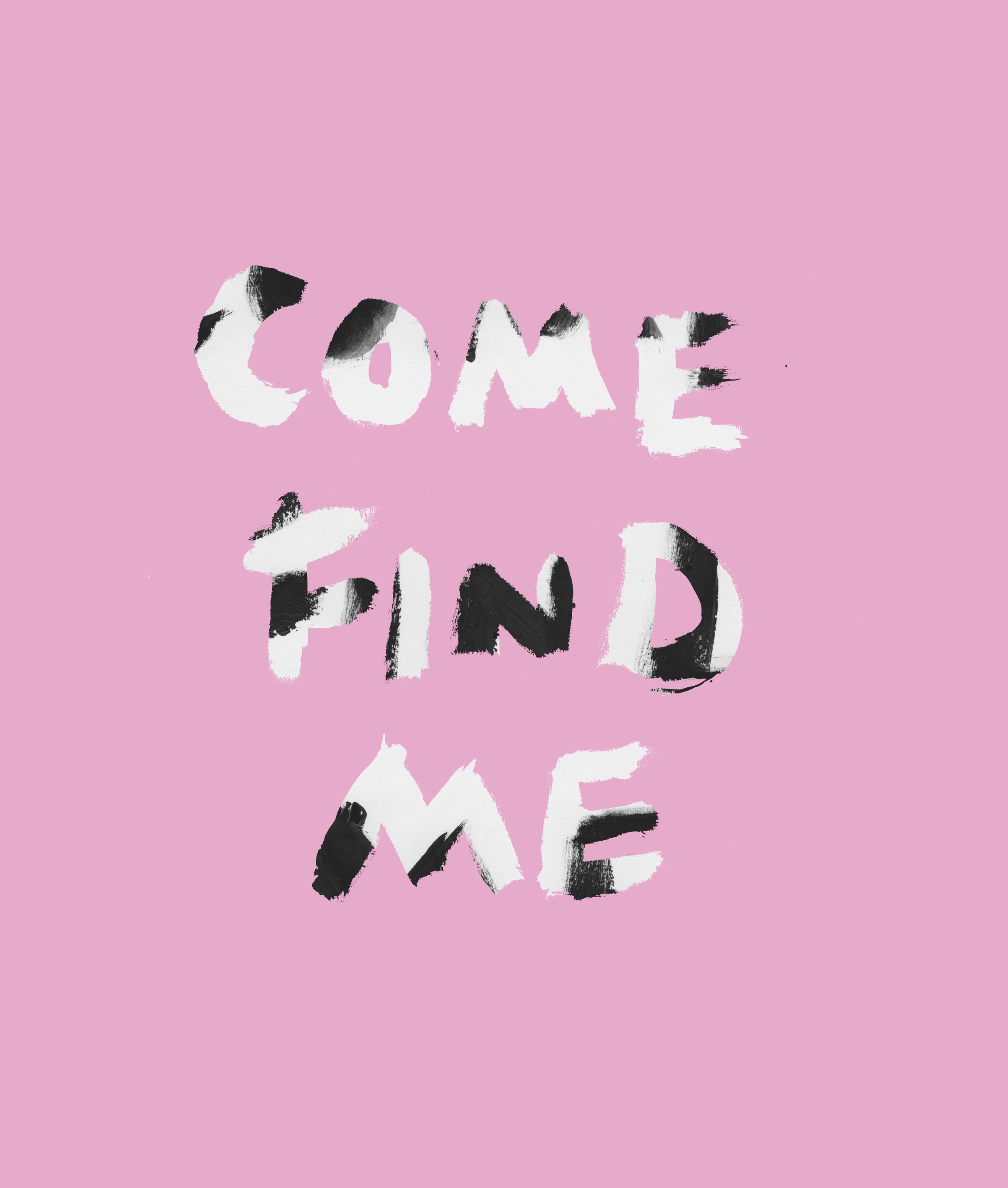 Come Find Me, was an experimental research residency project at Arts Commons in which I researched queer spaces throughout the history of the city of Calgary. In response to the research, I developed work creating text posters responding to each spa