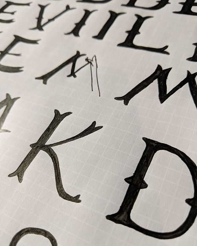 Project teaser - initial sketches (Can't wait for this one!!) 😋 #typography #type #typetherapy #calligraphy #handlettering #handlettered #handdrawn #handdrawntype #handdrawnfont #typespire #typespiration #typegang #typematters #typographyart