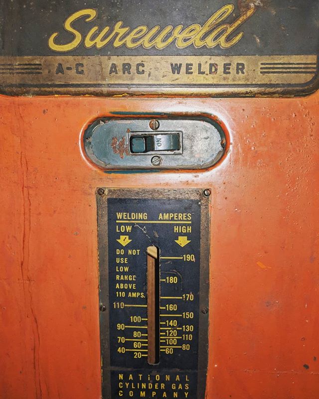 Type appreciation post - how sexy is this Sureweld type on this old school welder control panel? #type #typer #typography #typetherapy #typegang #typematters #typespire #typespiration #handlettering #handlettered #lettered #lettering #vintage #vintagelettering