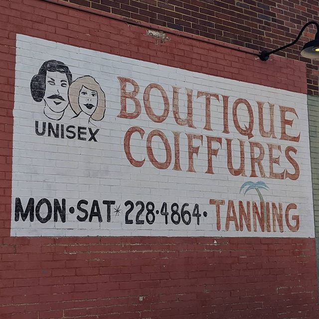 Type inspiration! Gorgeous hand painted type and illustration in East Nashville #nashville #vintageadvertising #handpaintedadvertising #handdrawn #handpainted #handdrawntype #eastnashville
