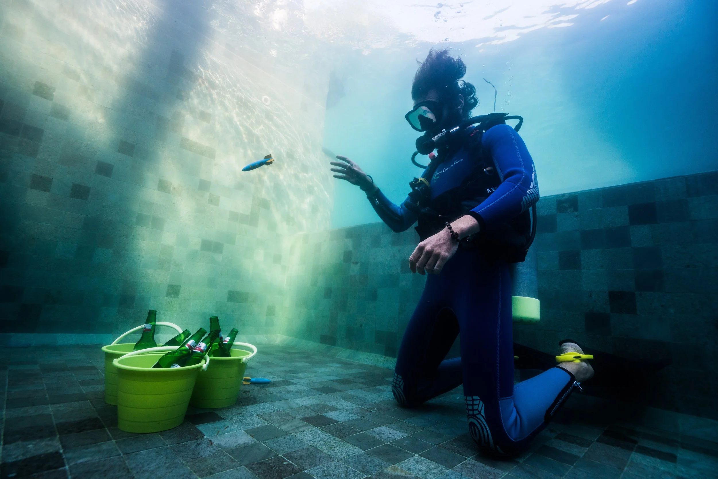 Diaries of a Divemaster Drink like a fish! — Blue Corner Dive