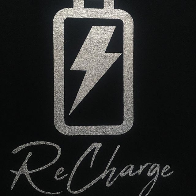 Metallic silver single color print. We also did this design or plain white, but the metallic print really made the design. #tshirtshop #silkscreenprinting #screenprintinglife