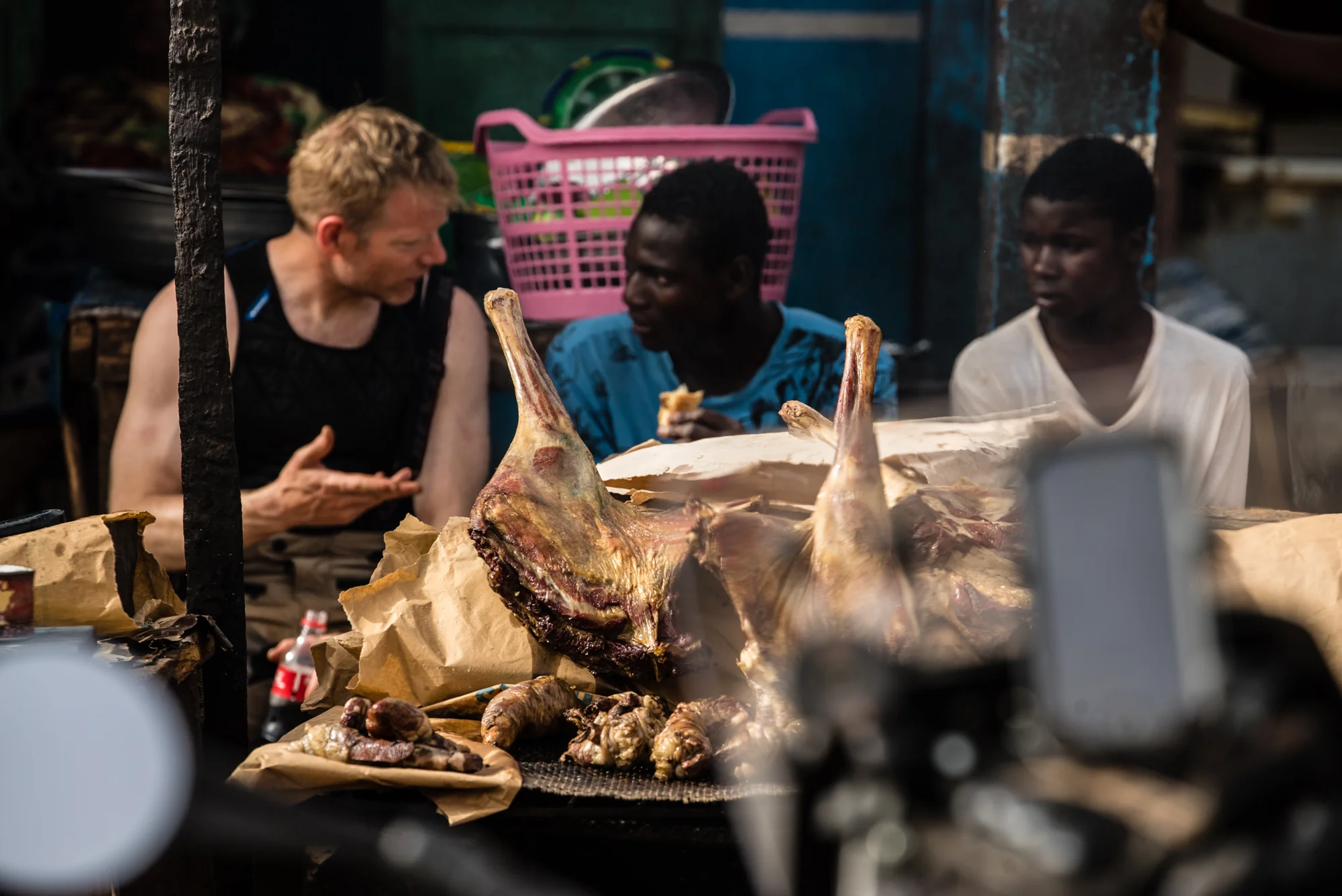 The street meat game in Mali is strong.