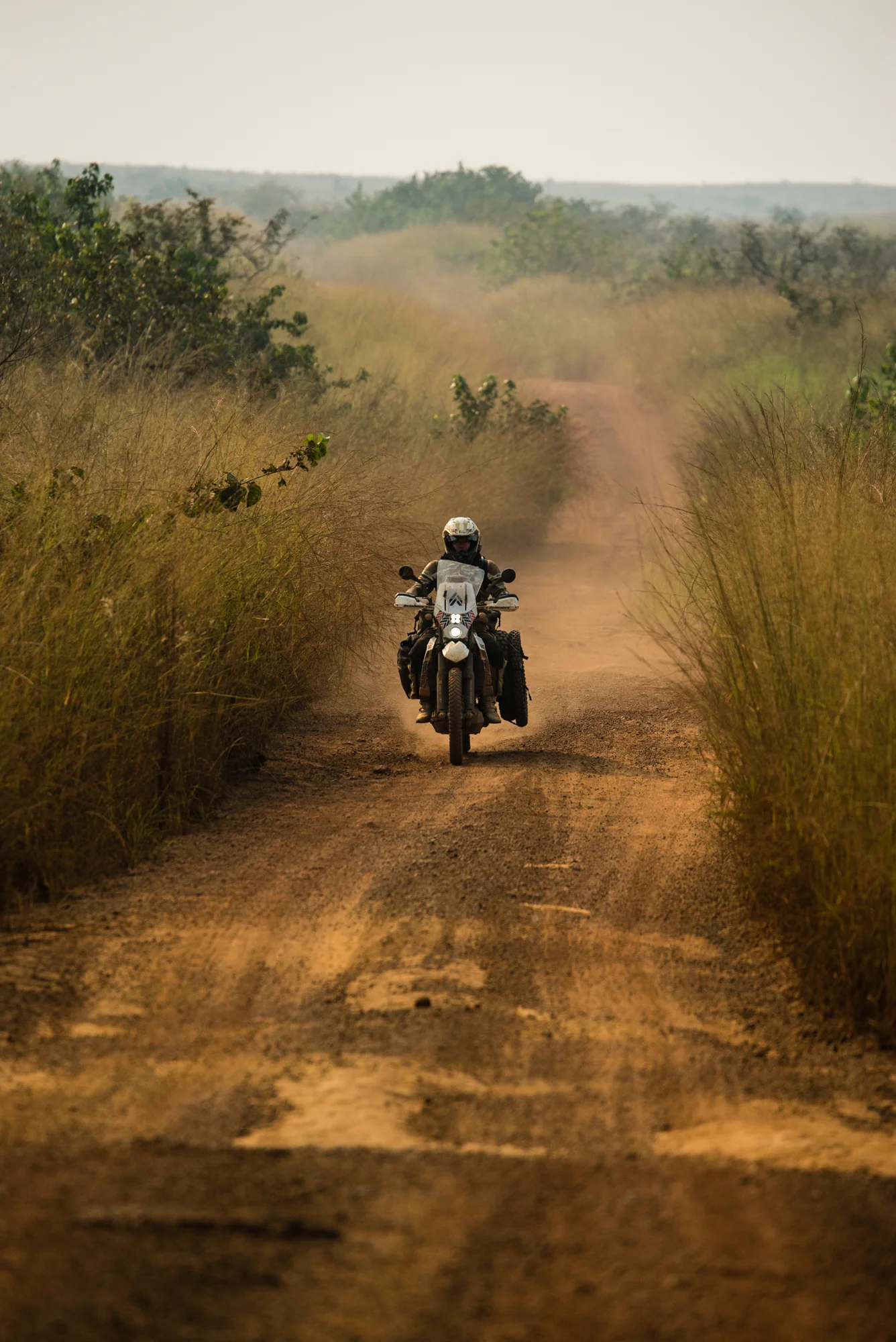 The road from Ndende to the Congo border.
