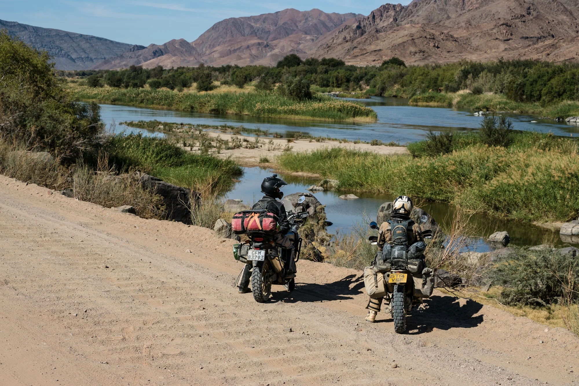 The verdant Orange River.