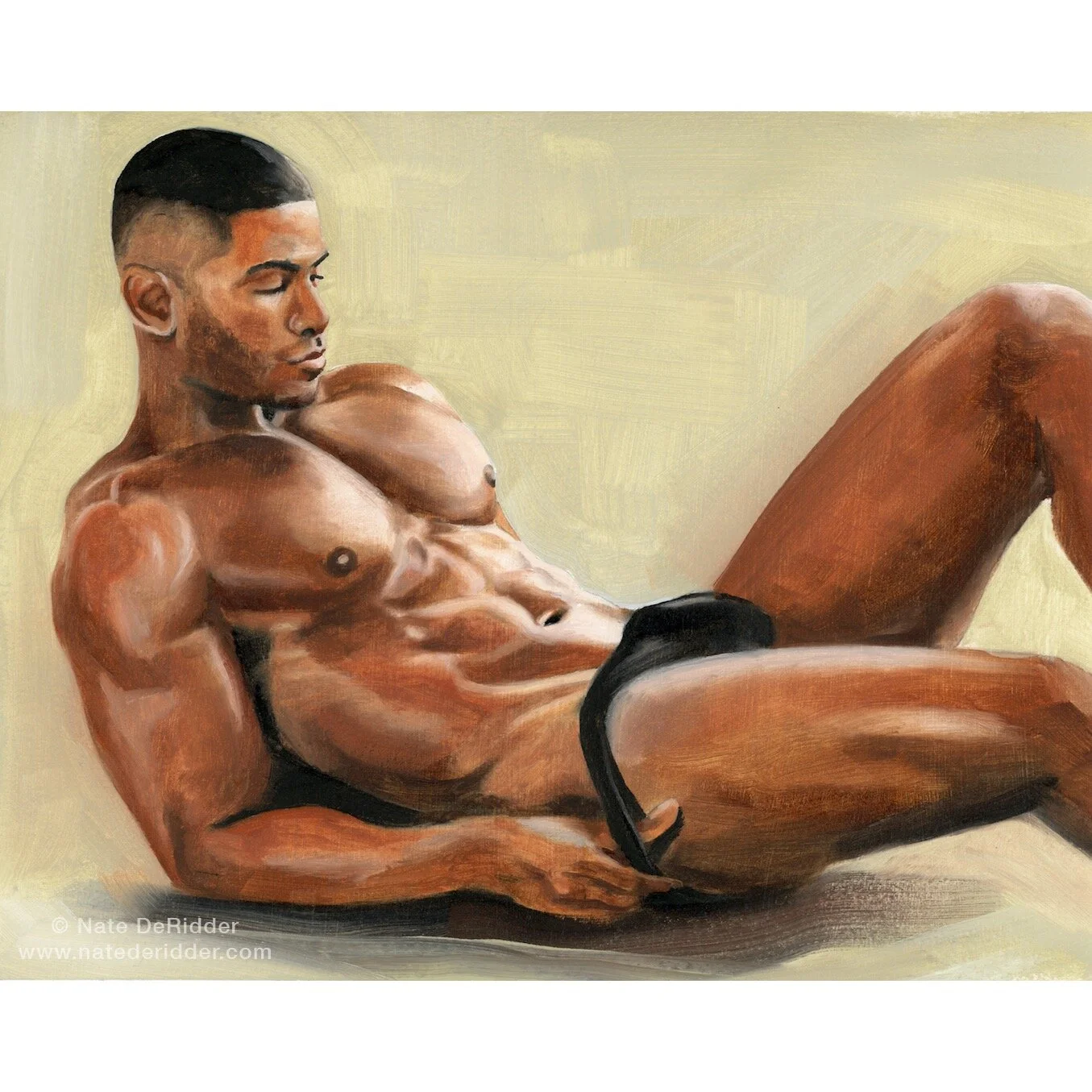 "Stripping Down" Canvas Print