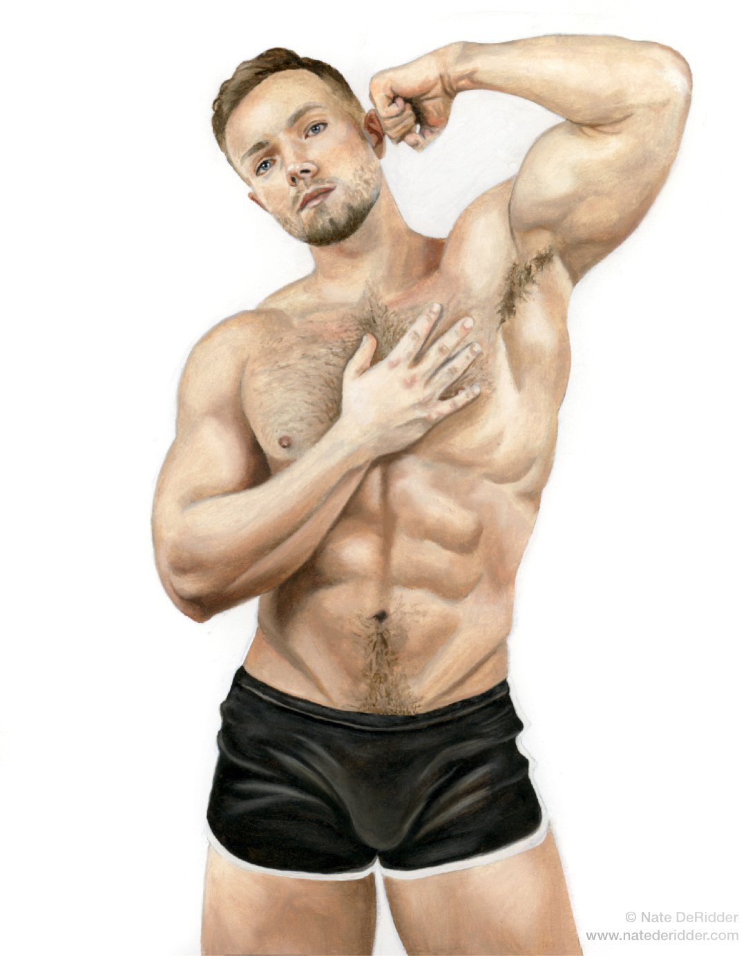 Gay Porn Painting - Apollo\