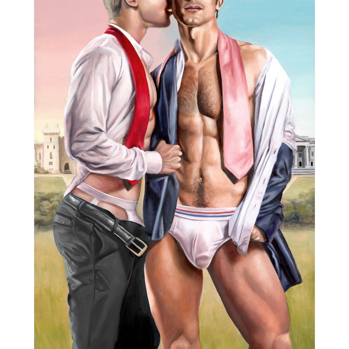 Gay Porn Painting - Gay Male Original Art â€” Gay Erotic Art by Nate DeRidder