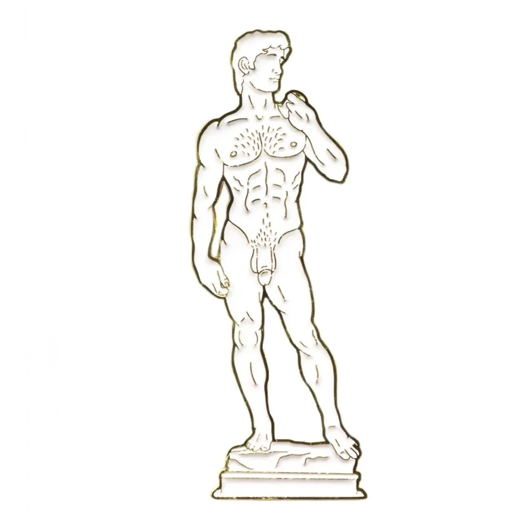 "Hunky David" Pin