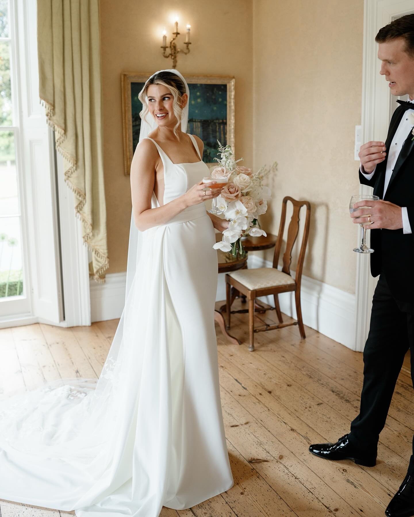 It may have rained on Eleanor &amp; Sean&rsquo;s beautiful day at @fennesweddings, but absolutely nothing could take away from the romance, elegance, and pure joy that surrounded them. Every detail was perfection, every moment filled with love, and h