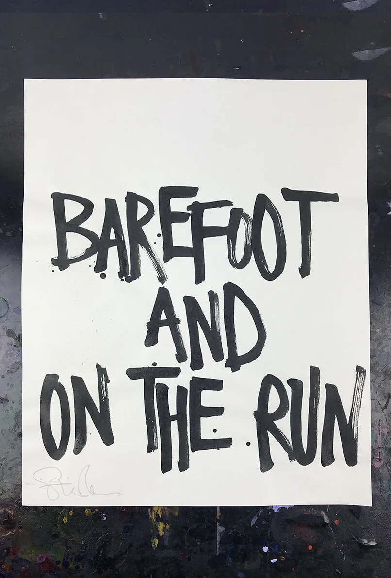 BAREFOOT AND ON THE RUN