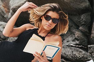 At the beach with CRU Swimwear