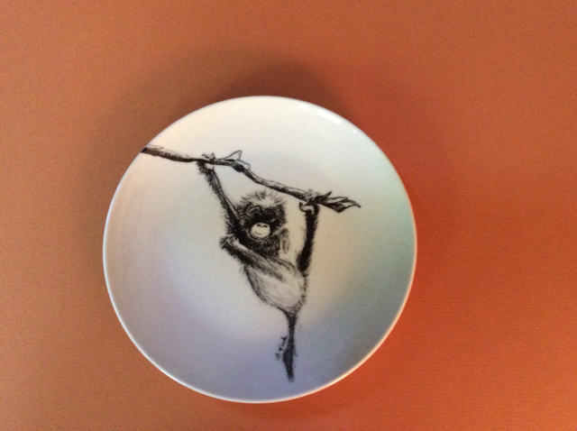 Hanging Monkey Plate
