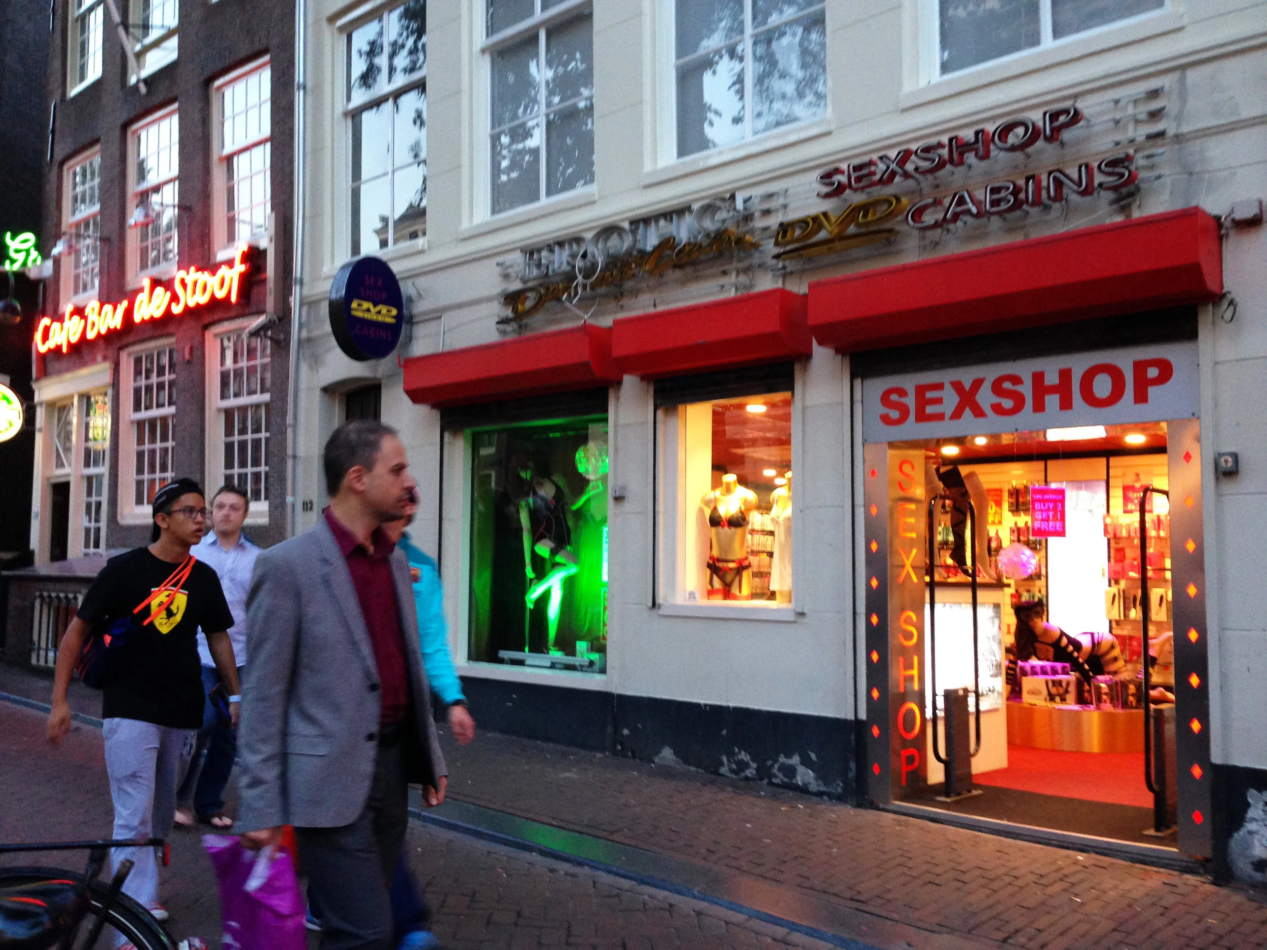 Red Light District - sex shops -&nbsp;
