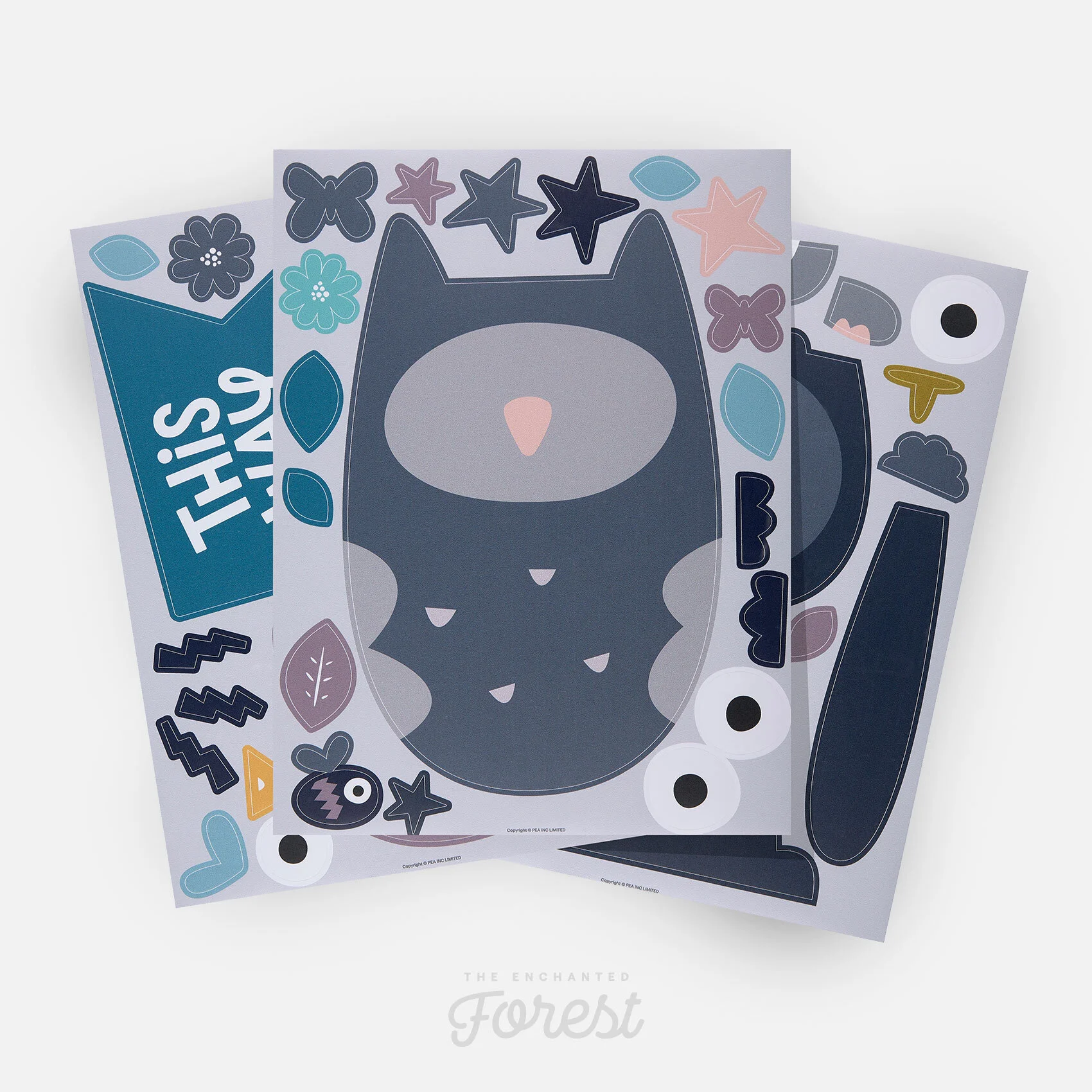 Kids Bedroom Wall Stickers Enchanted Forest Dinoski