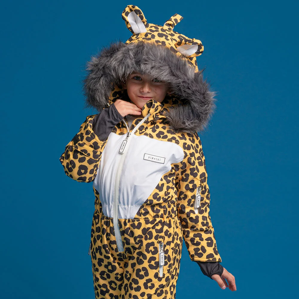 Kids EcoFriendly Snowsuit Dinosaur Themed Dinoski