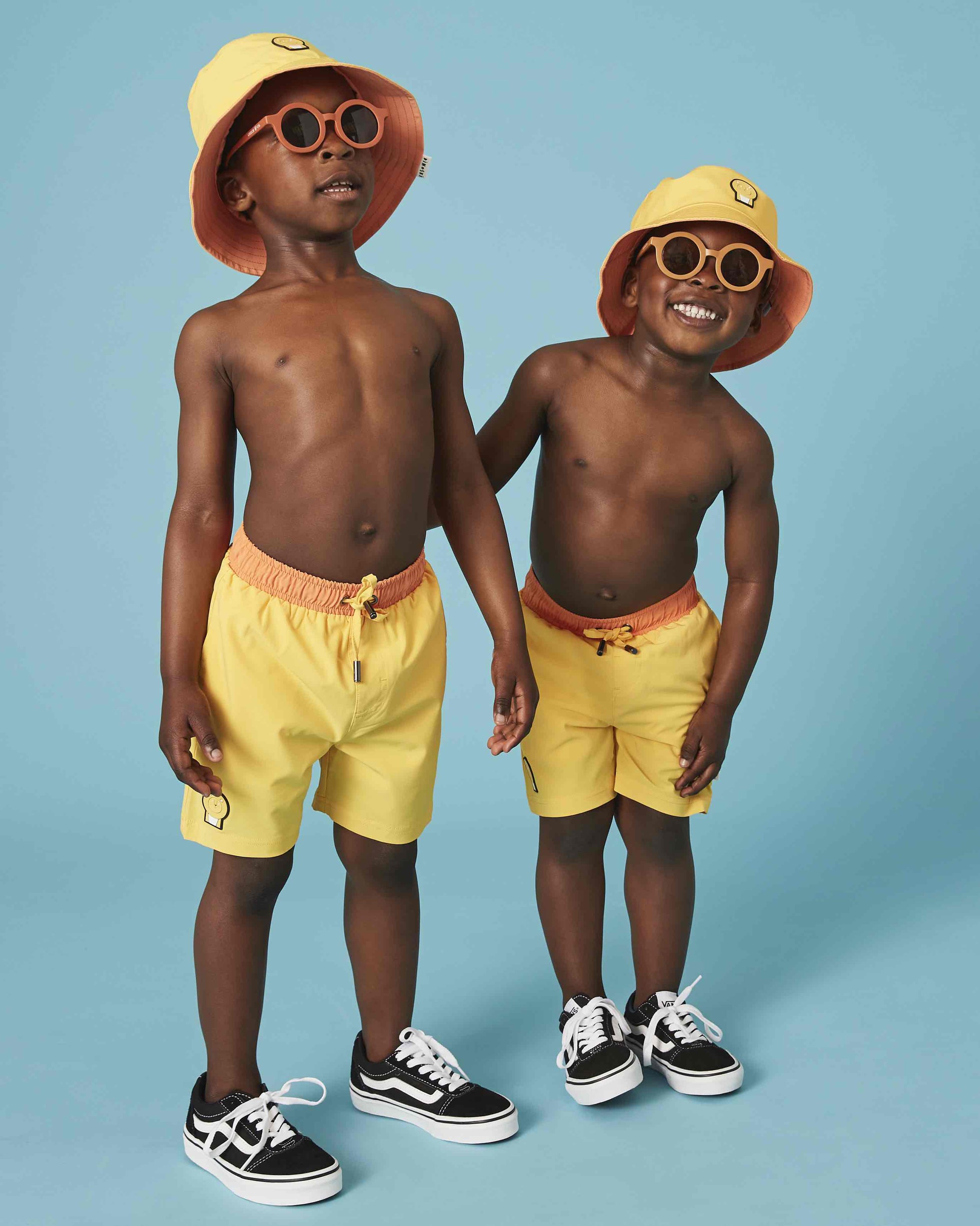 Roarsome Spike the Dinosaur - Kids Swim Shorts