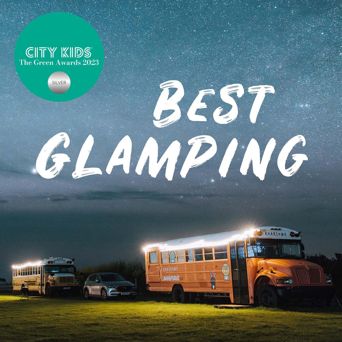 Best Glamping Award! 🏆🥈

We were so chuffed to win gold for Best Fashion Brand at The @citykidsmagazine Green Awards that we didn&rsquo;t even realise we also won silver for Best Glamping in the Travel category 🙌

Here&rsquo;s what the judges said