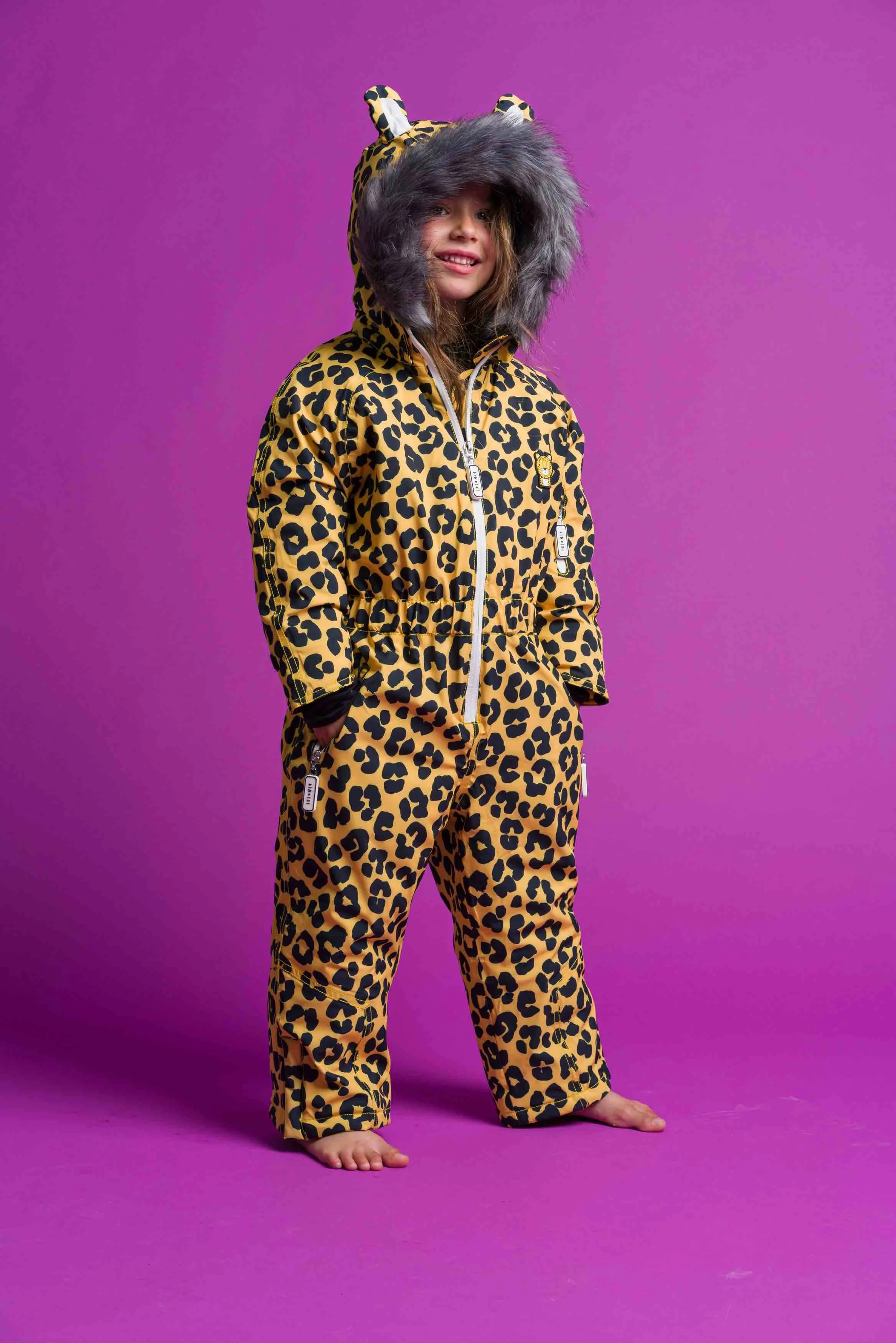 Kids Leopard Snowsuit - Eco-Friendly - Roarsome