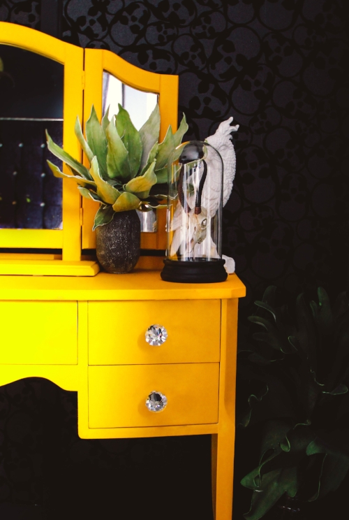 My painted dressing table