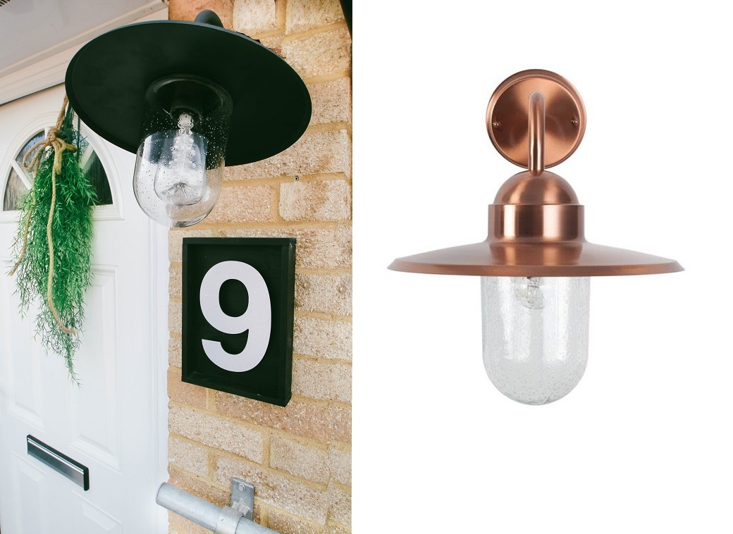 Lilium fisherman outdoor light in gun metal grey or copper - which one do you like ?