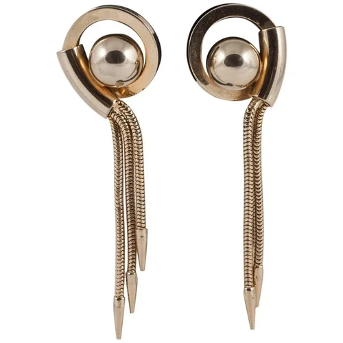 Space age drop earrings by Marino, 1960s USA