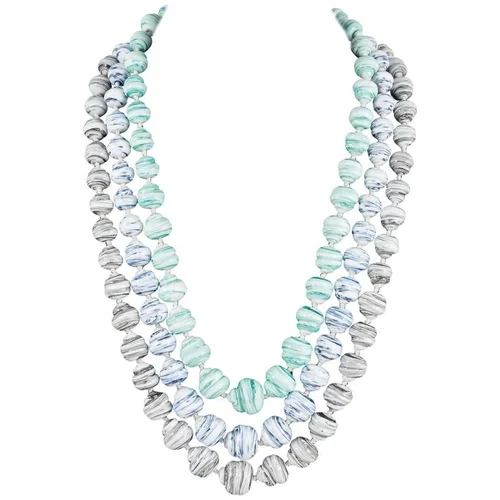 Valentino 1980s Murano glass multistrand massive bib necklace