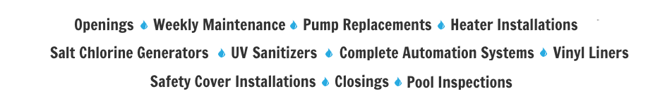 swimming pool maintenance services