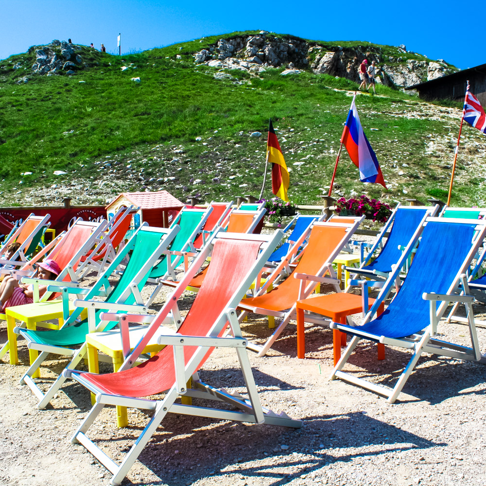 Places to sit and enjoy some wine or a Spritz