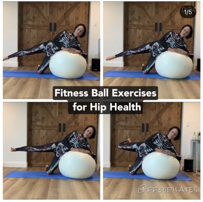Hip Health Exercises on Fitball
