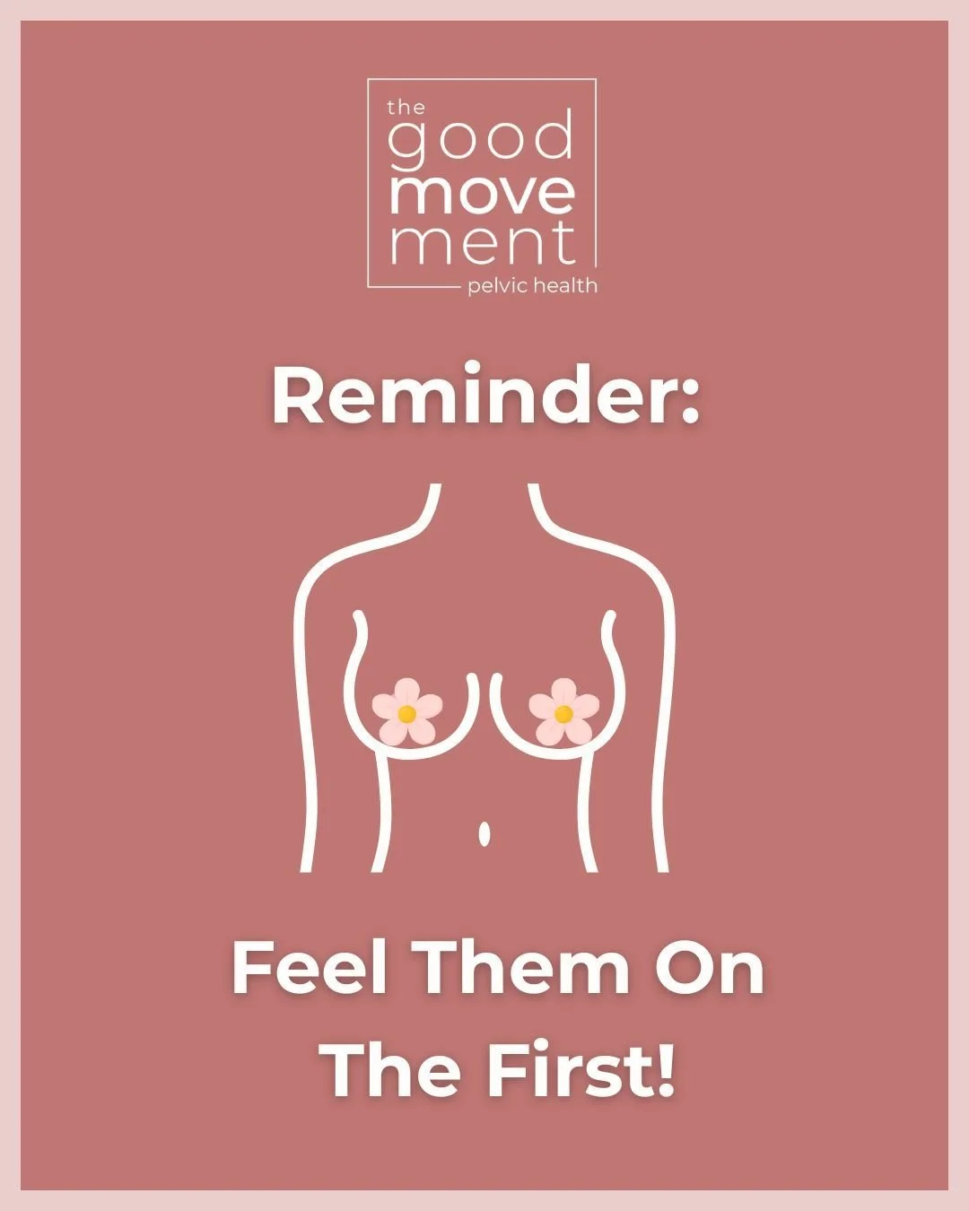 New month = your reminder to check your TATAs 🤍

Early detection gives you the best shot at a positive outcome&mdash;and routine mammograms don&rsquo;t typically start until 40.

Breast cancer in younger women is on the rise, and less than 10% of ca