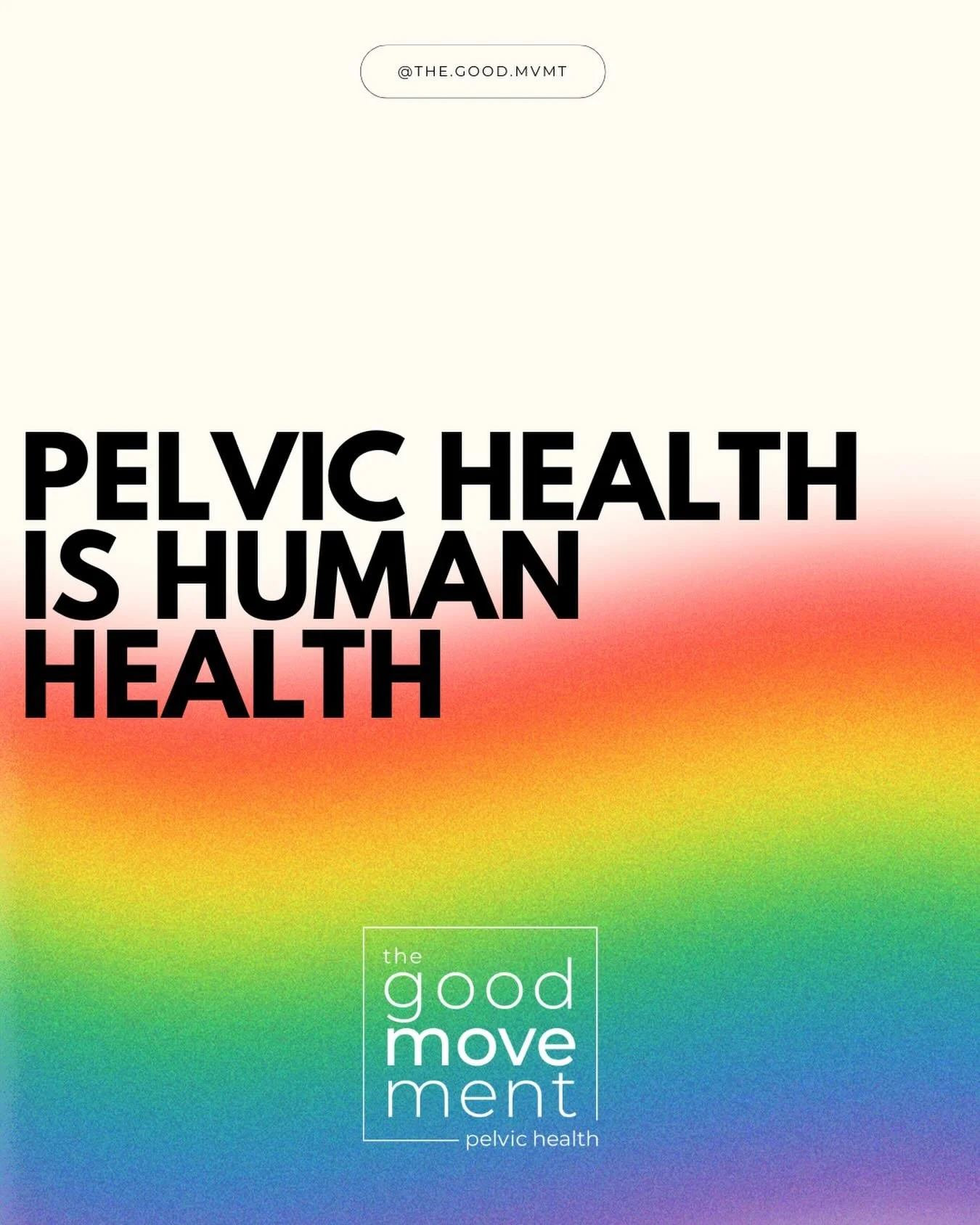 Happy Pride Month!

Remember, EVERY human has a pelvic floor and deserves appropriate healthcare to address their concerns. 

I&rsquo;m proud to serve all humans 🌈

#pridemonth #pelvicfloorphysicaltherapy #lbgtqfriendly