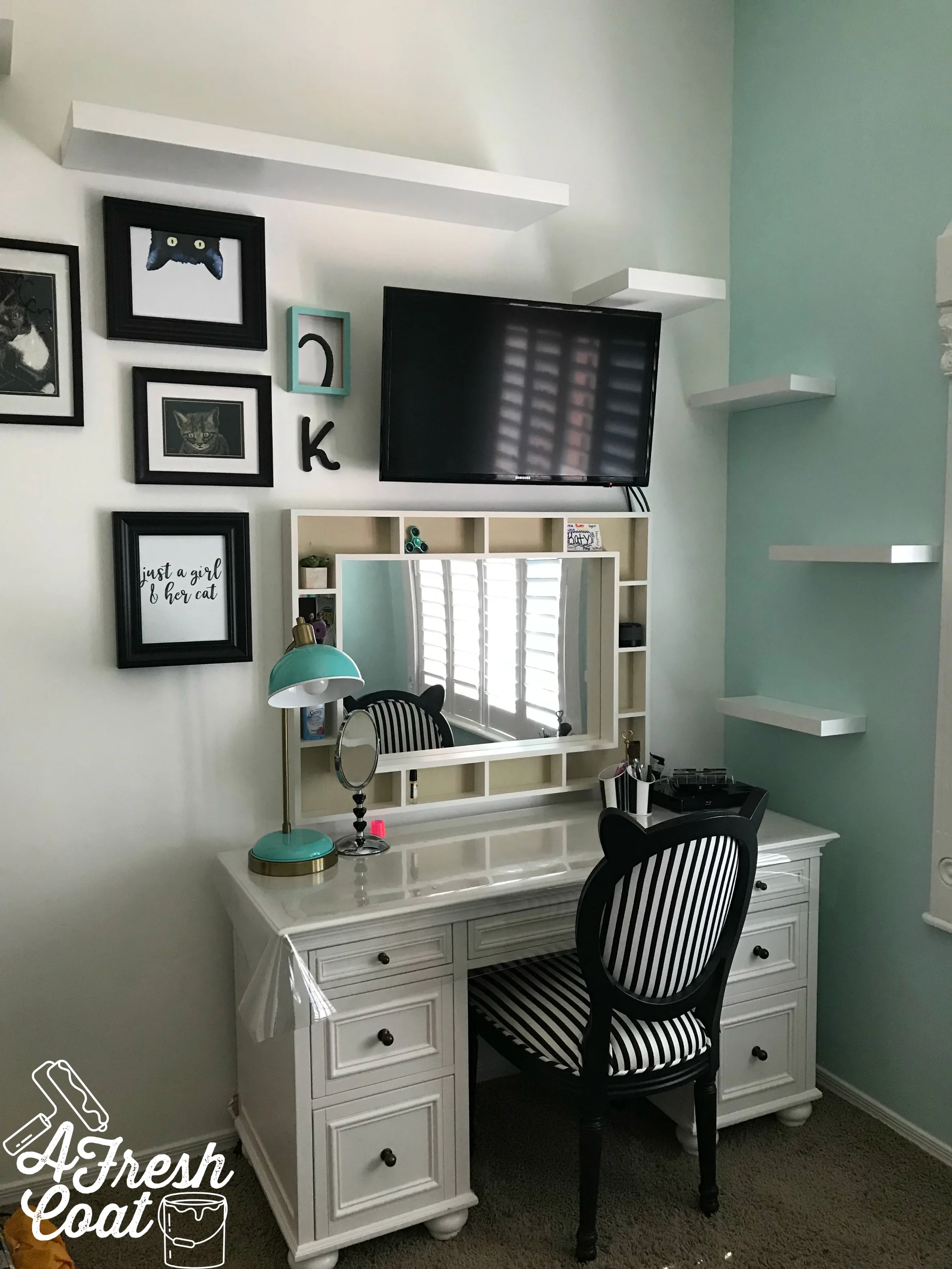 Cat Tastic A Teenage Girl S Room Makeover A Fresh Coat