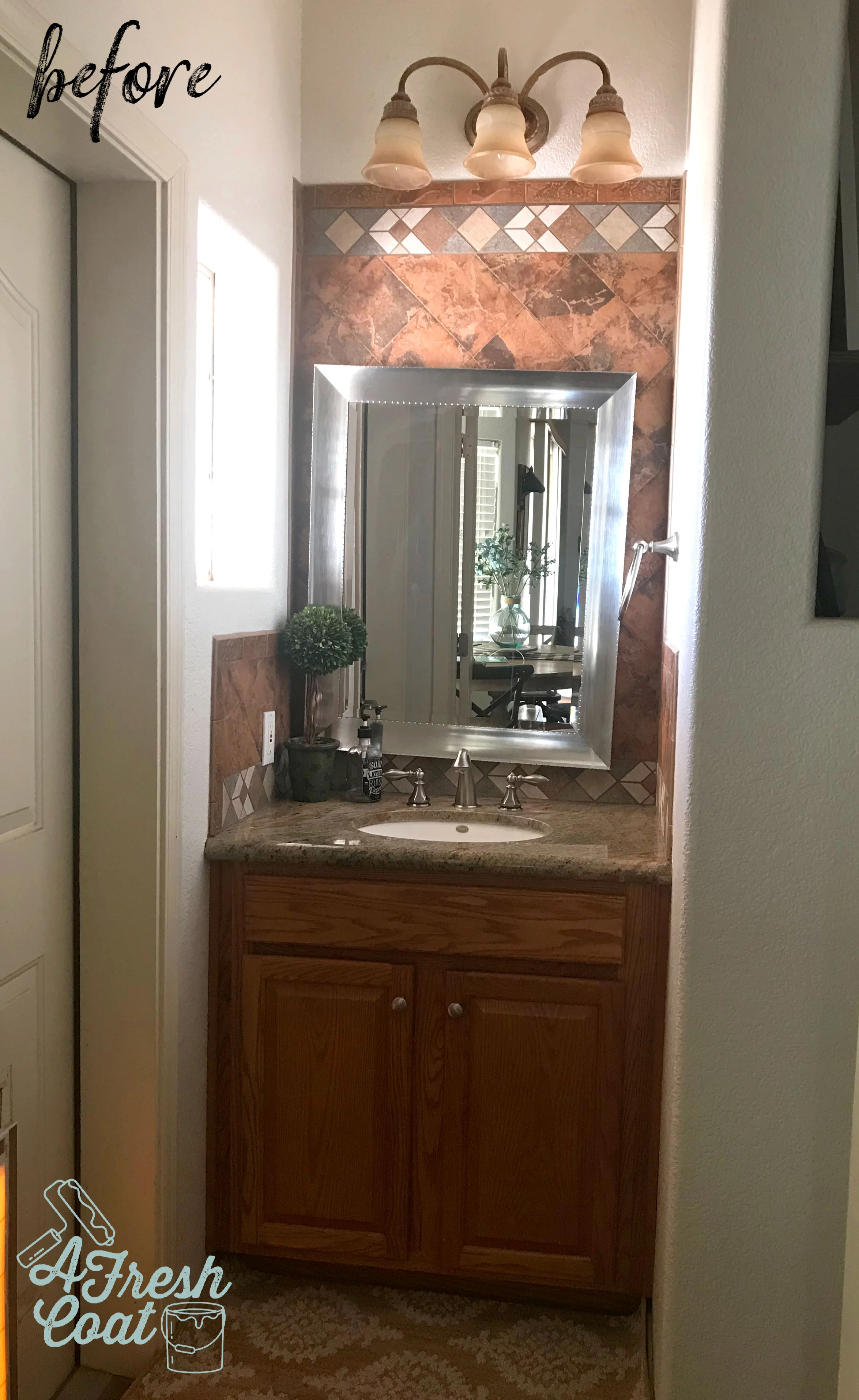Modern Farmhouse Bathroom Makeover — A Fresh Coat