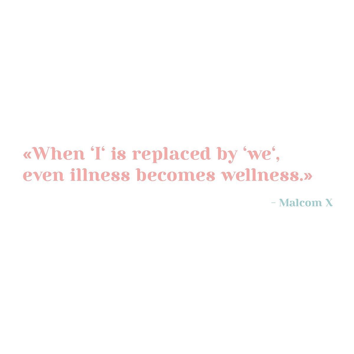 💙 Quote from last week&rsquo;s newsletter. Sign up via the website or link in my bio.
.
.
.
.
.
#quoteoftheday #malcomx #we #community #wellness #yoga #mindfulliving