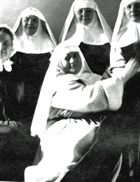 Sr. Mary Joseph, center, with several other unidentified sisters.