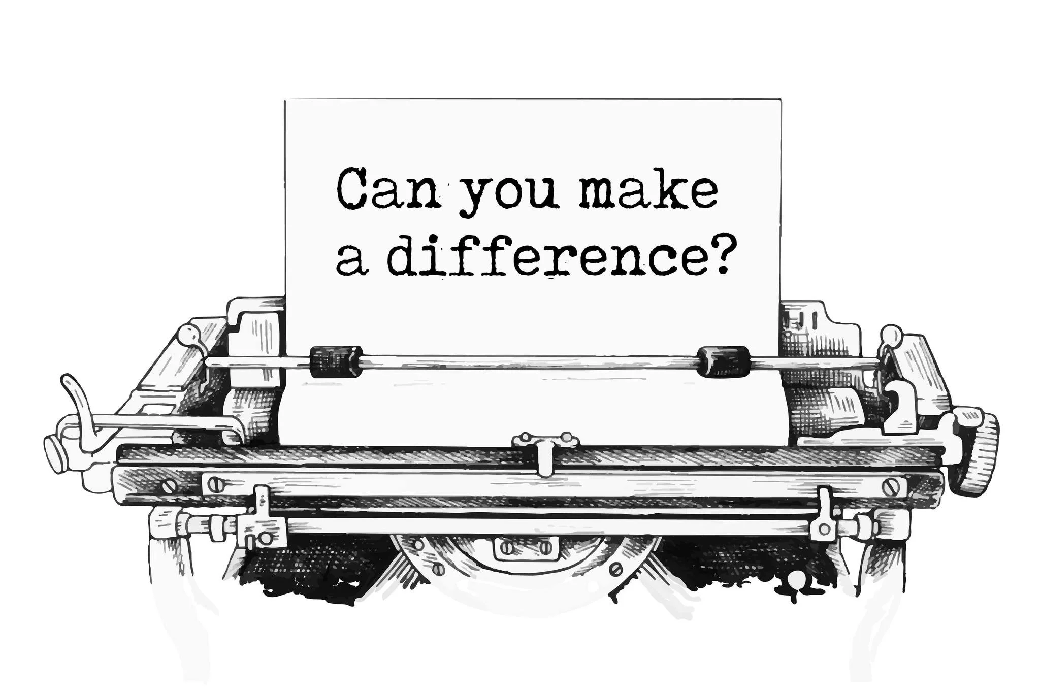 Can You Make a Difference?