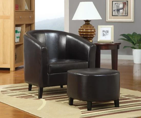 Accent Chair and Ottoman 