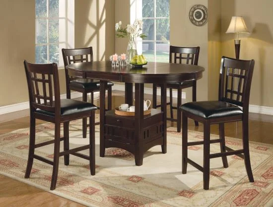 5Pc Dining Set Counter Height 