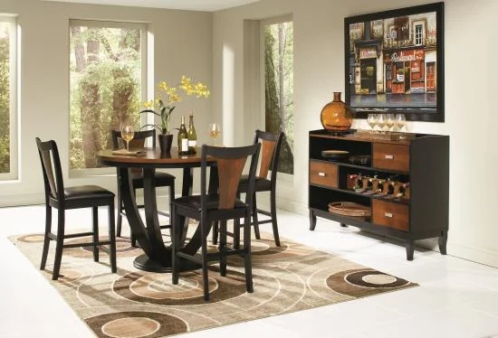 5Pc Counter Height Dining Set