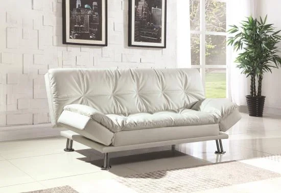 Sofa Bed White Item#300291C
