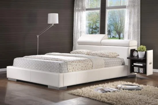 Modern Leatherette Bed 