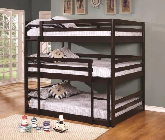 Full Triple Bunk Bed 