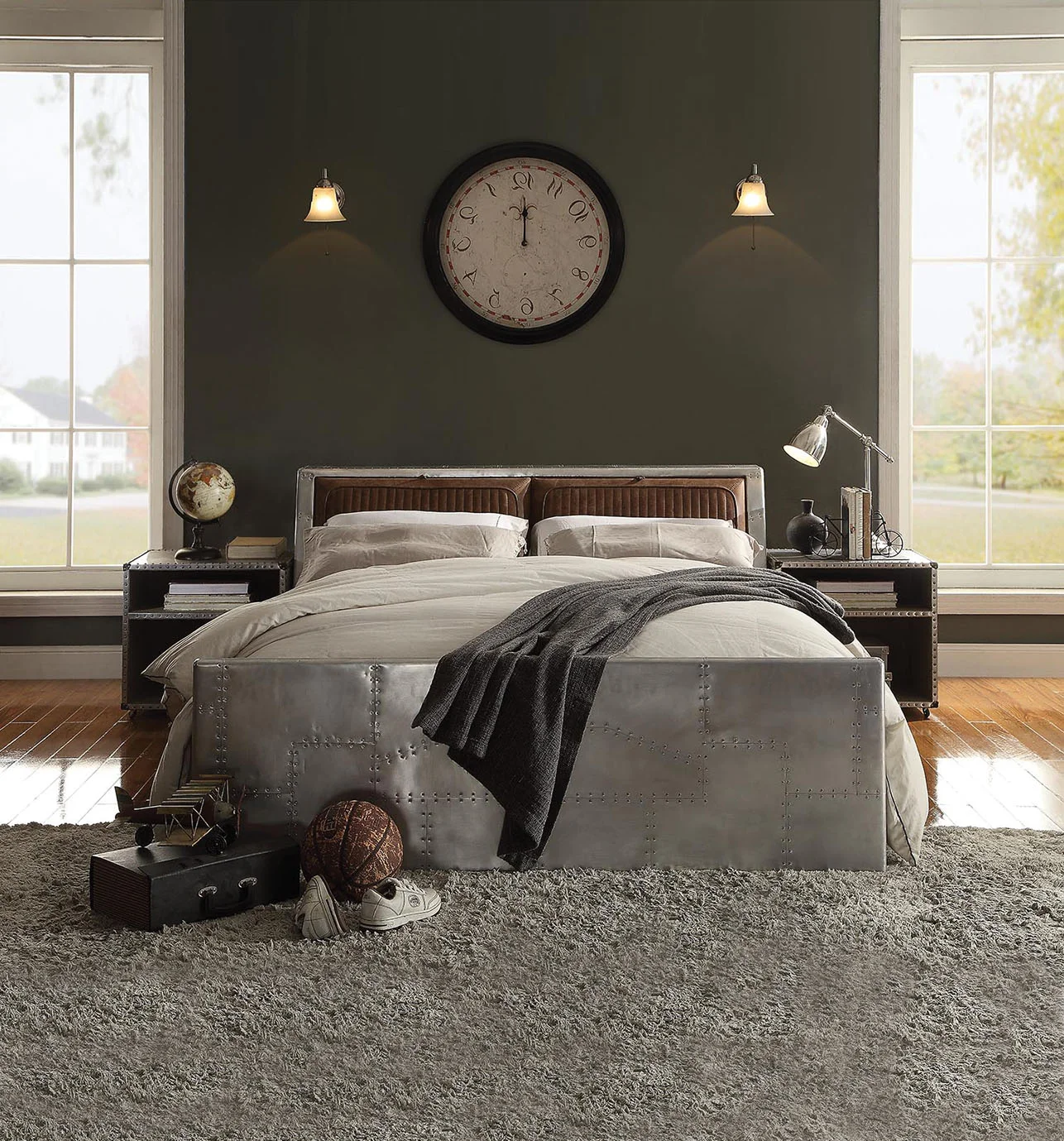 Retro Brown top grain leather