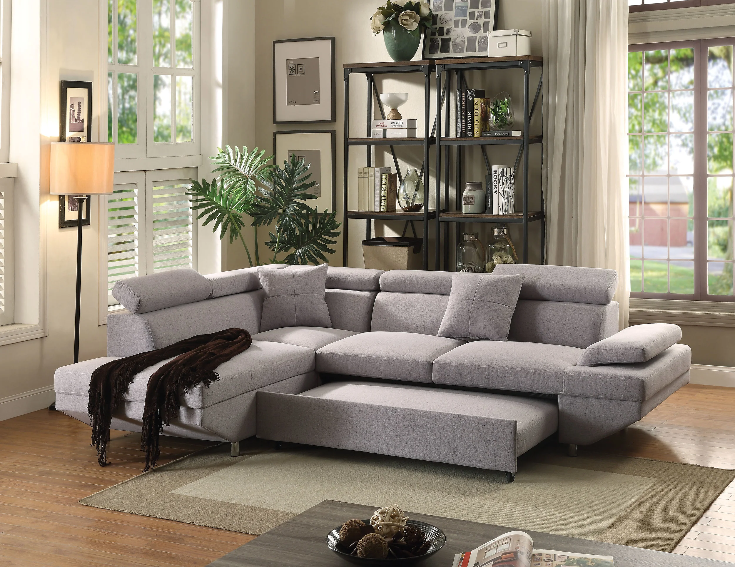 Sectional Sofa w/ Sleeper