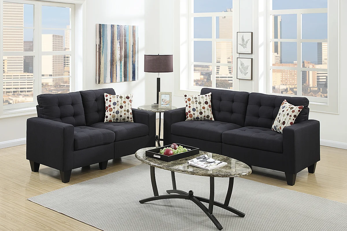 Sofa and Loveseat Set