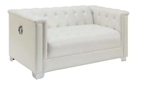 white leather furniture loveseat