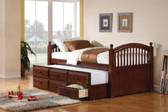 Twin Capitan's Bed with Trundle