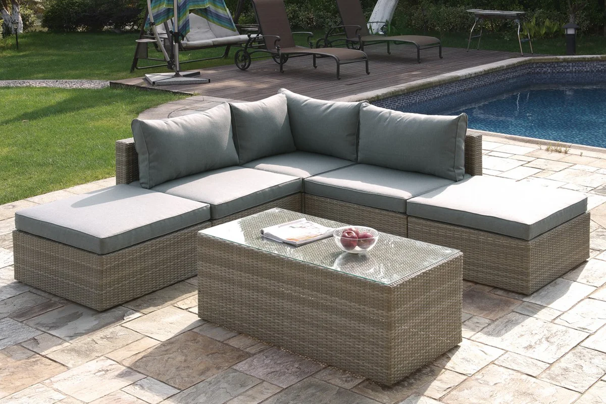 6Pc Outdoor Patio Sofa Set
